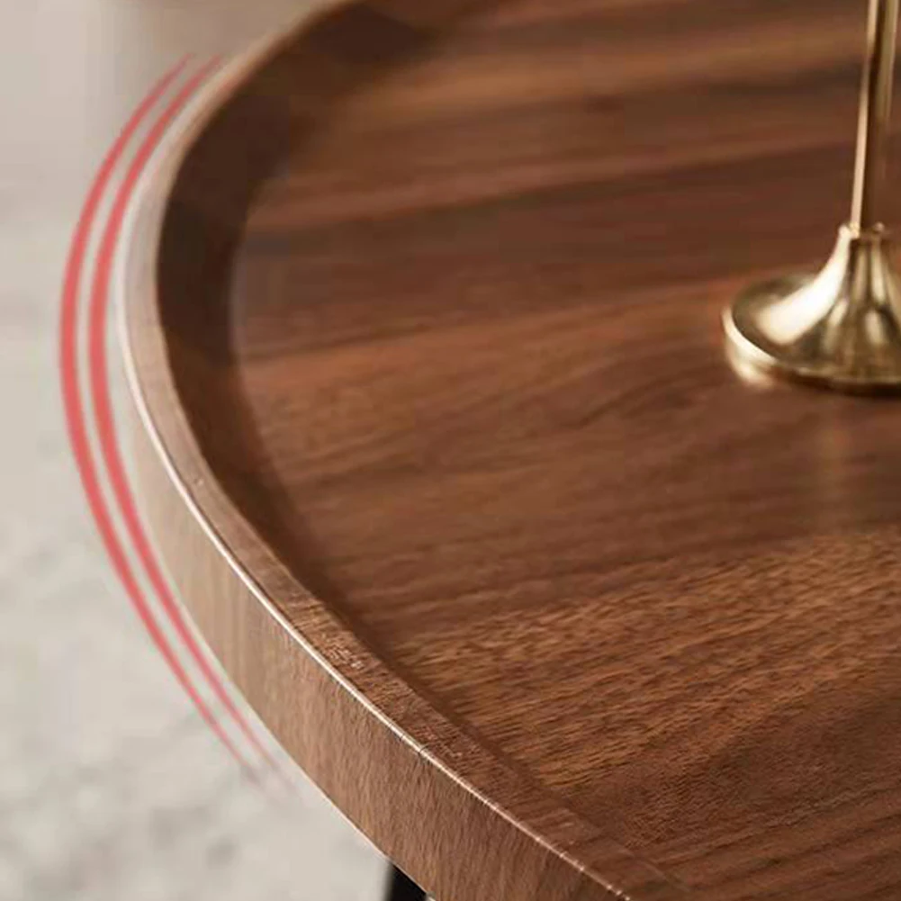 20"+28" Round Coffee Table Set, Modern Side Table Sofa Table With Fluted Design, Center Table For Living Room Reception Room