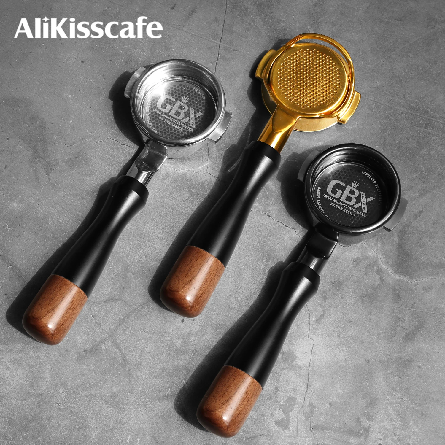Portafiltro sin Fondo de 58 mm para Café, Cesta de Filtro Precisa para Máquinas de Espresso E61, Lelit, Flair, ECM, Accesorios para Baristas