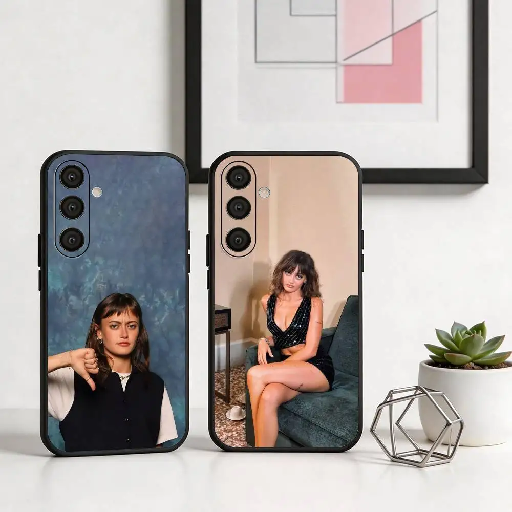 

Actor E-Ella P-Purnell Phone Case For Samsung A73,72,71,A52,51,40,41,A22,A32,31,A13, Soft Black Shell