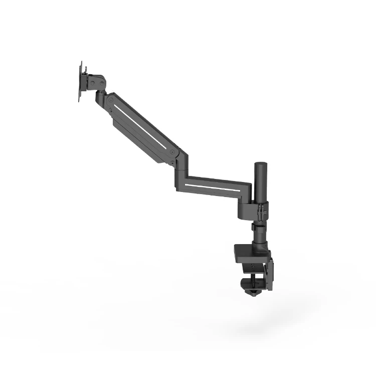 Adjustable Single Gas Spring Arm VESA Mount For Computer Screen