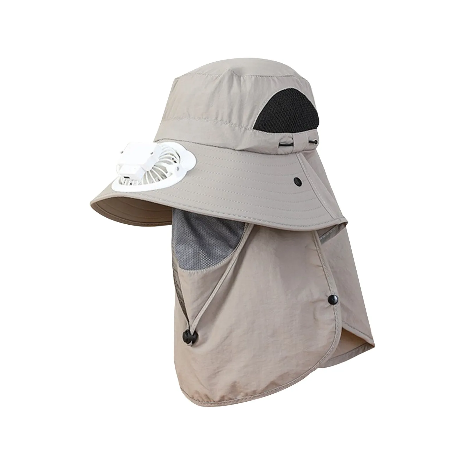 

Fisherman hat with fan,summer wide brim fan hat,outdoor sunshade fan hat,USB charging cap,comprehensive sun protection hats