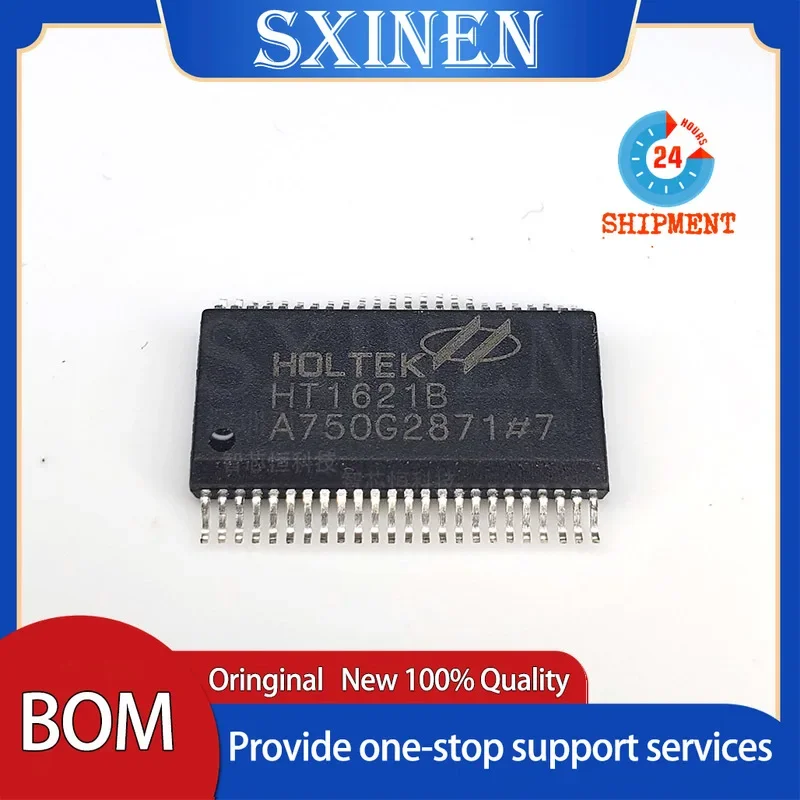 10PCS HT1621B LCD Driver Chip / RAM Mapping / LCD SSOP-48