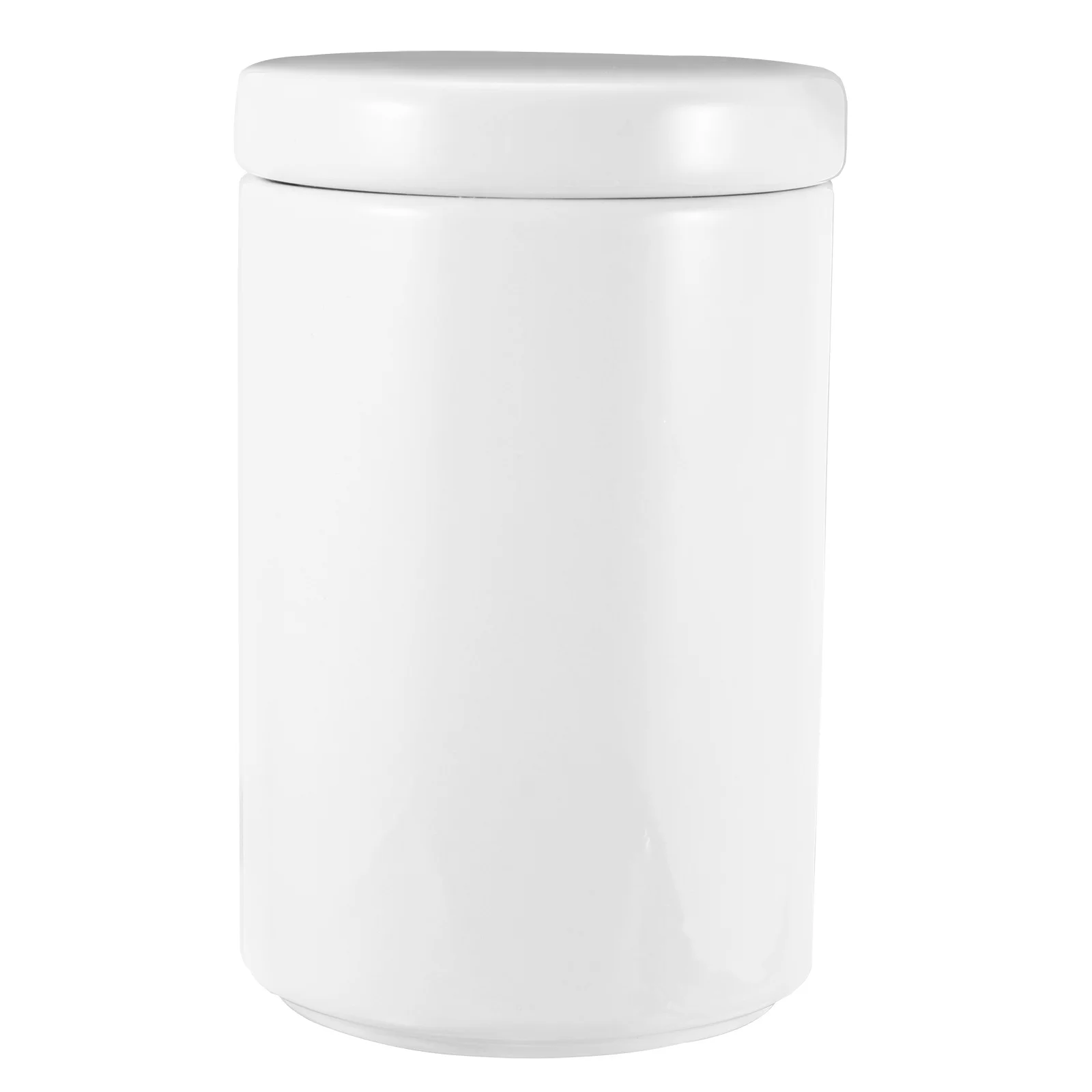 

1Pcs Sleek Ceramic Storage Jar Wide Mouth Food Container for Dry Goods Coffee Tea Cereal Rice Beans Kitchen Pantry Organization