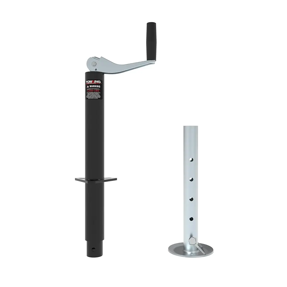

Ailexpress Recommendation - A Frame Trailer Jack with Drop Leg, 15\ Vertical Travel, 2000 lbs, for RV, Trailer and More
