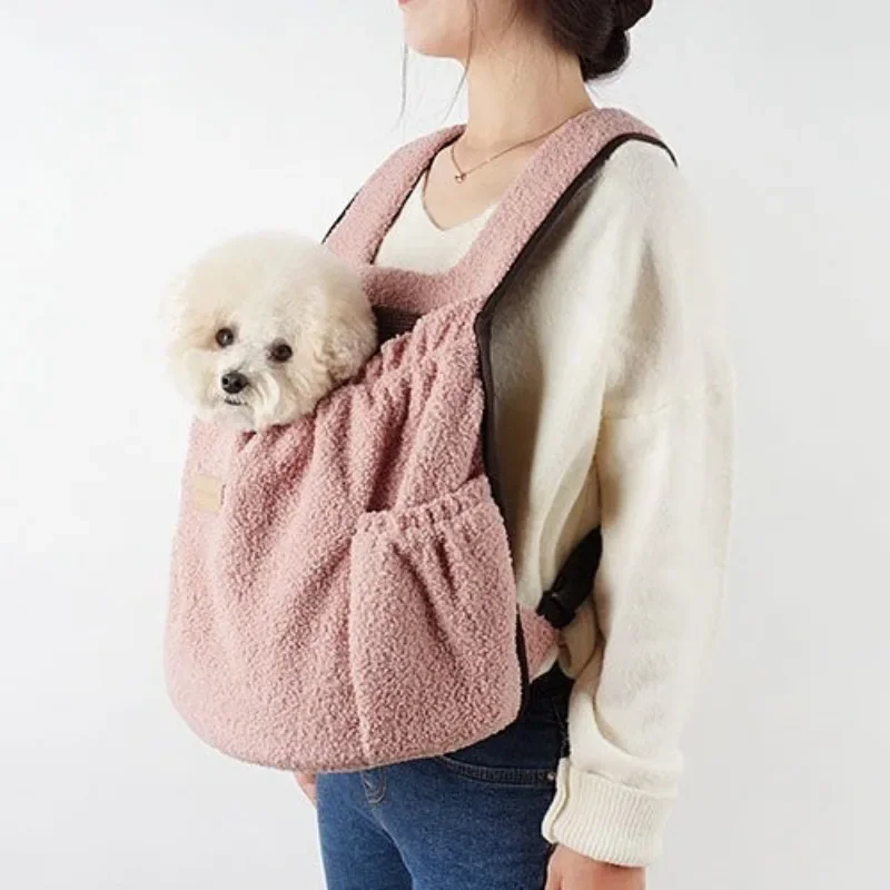 Dog Chest Carrier Portable Pet Backpack Outdoor Travel Pet Carrier Bag Reuseable Mini Cat Chest Backpack Comfortable Pet Carrier