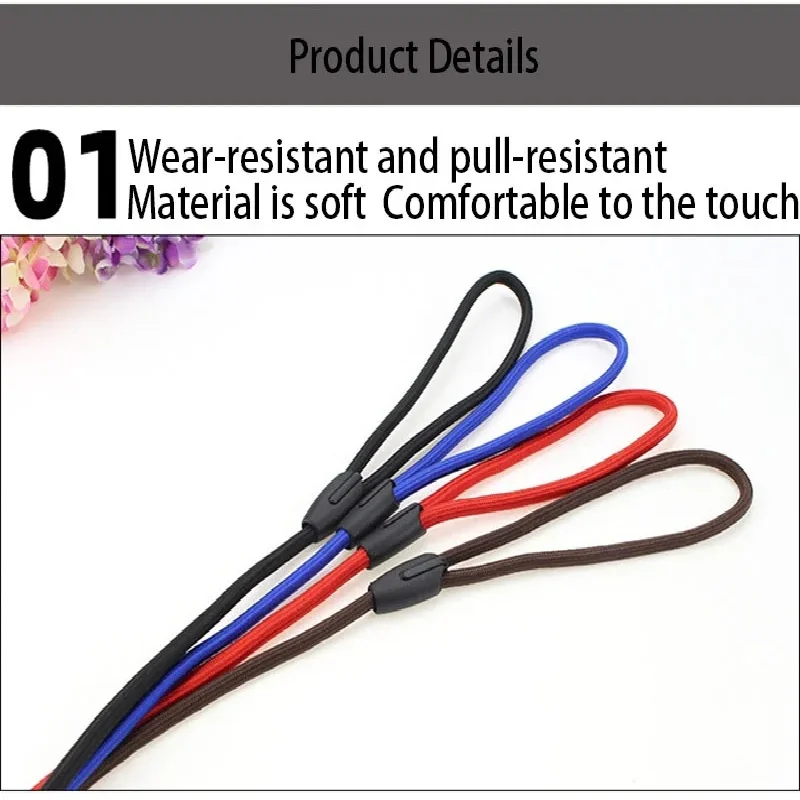 Qualität Haustier Hund Leine Seil Nylon Einstellbare Ausbildung Blei Haustier Hund Leine Hund Gurt Seil Traktion Hund Harness Kragen Blei