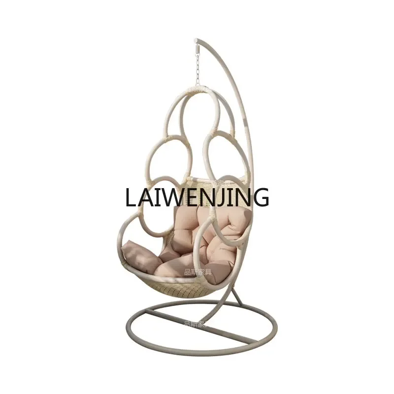 

MJY Nordic outdoor rattan hanging basket indoor rattan chair swing bird's nest cradle chair home