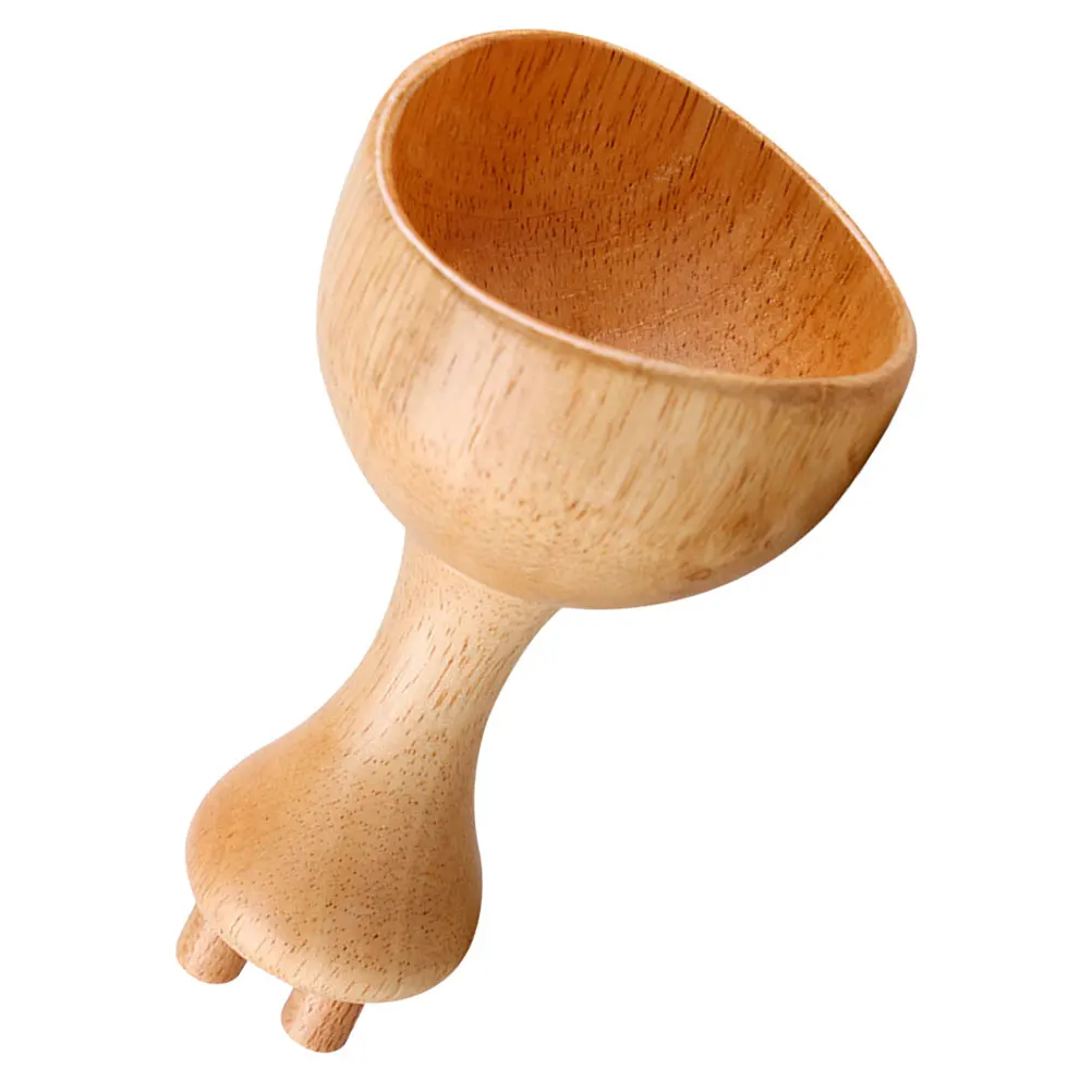 

Wooden Massage Cup Small Ergonomic Design Manual Therapy Tool for Waist Abdomen Thighs Muscle Relaxation Wood Therapy Massager