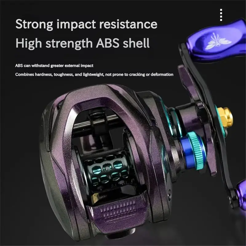 

Новая катушка для бейткастинга, 6 кг, 10 уровней чувствительной регулировки, магнитный тормоз, звуковой сигнал, защита от обратного хода, для ловли баса и щуки.