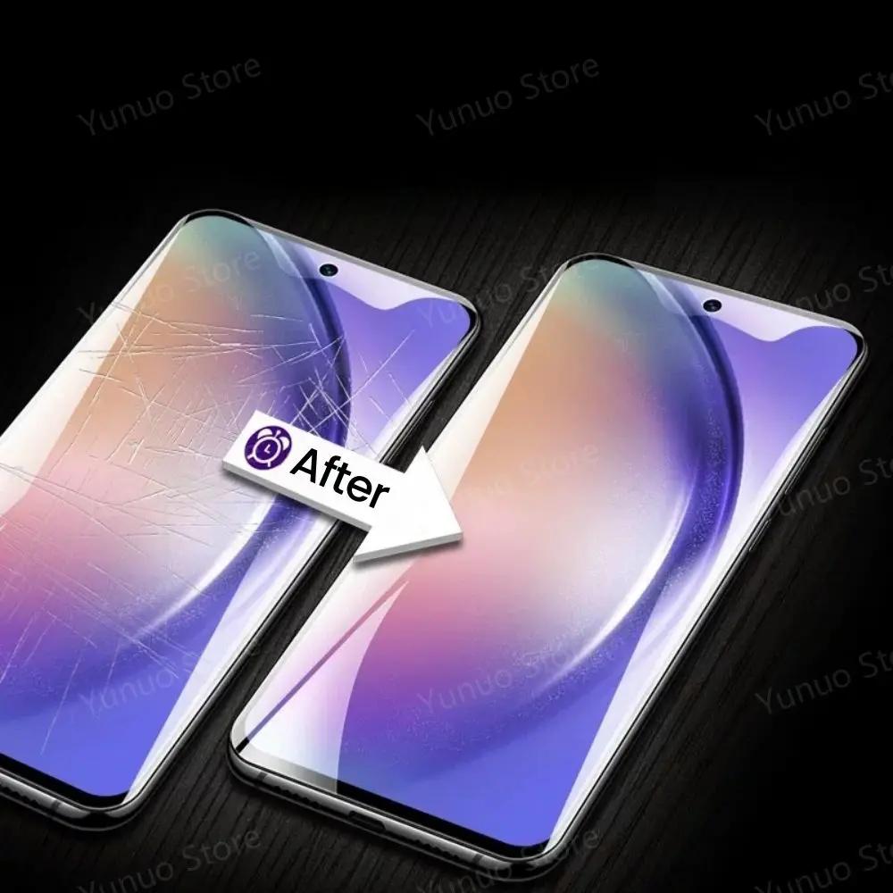 4PCS Soft Front Film For Samsung Galaxy A55 A53 A51 A73 A72 A71 5G Hydrogel Film Screen Protector On Samsung A55 image 3