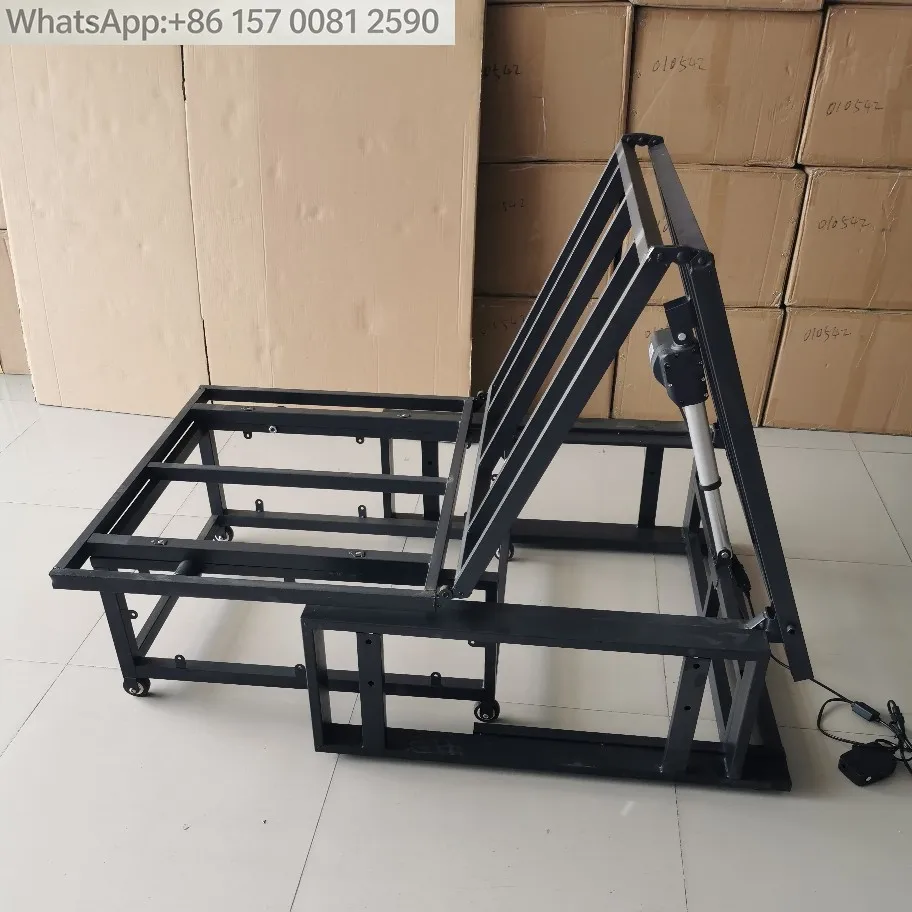 Electric Functional Sofa Bed Folding Frame Accessories Multifunctional Dual-use Push-Pull Smart Retractable Light  Modern