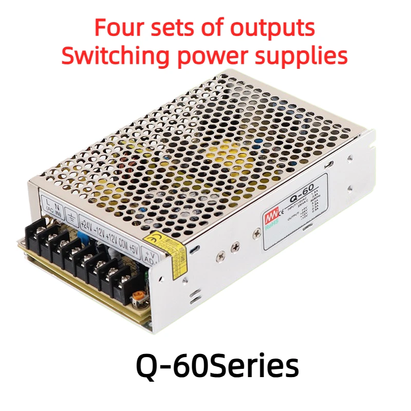 

Q Series 60W Full Power Four Group Output 5V Transformer Can Be Customized Industrial Switch Power Supply 12V