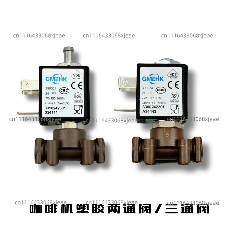 Coffee machines, steam hot water, food-grade two-way and three-way valves, solenoid valves WPM replace ODE