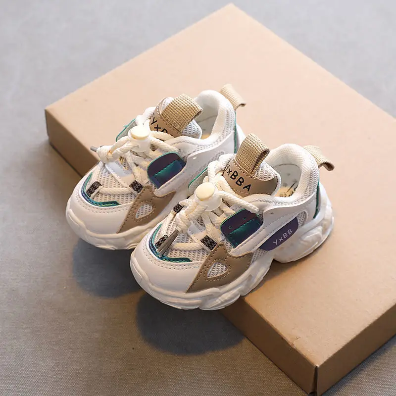 

Детские модные кроссовки для школьников, сетчатые повседневные туфли для мальчиков и девочек, уличные беговые кроссовки, детские дышащие универсальные кроссовки на толстой подошве