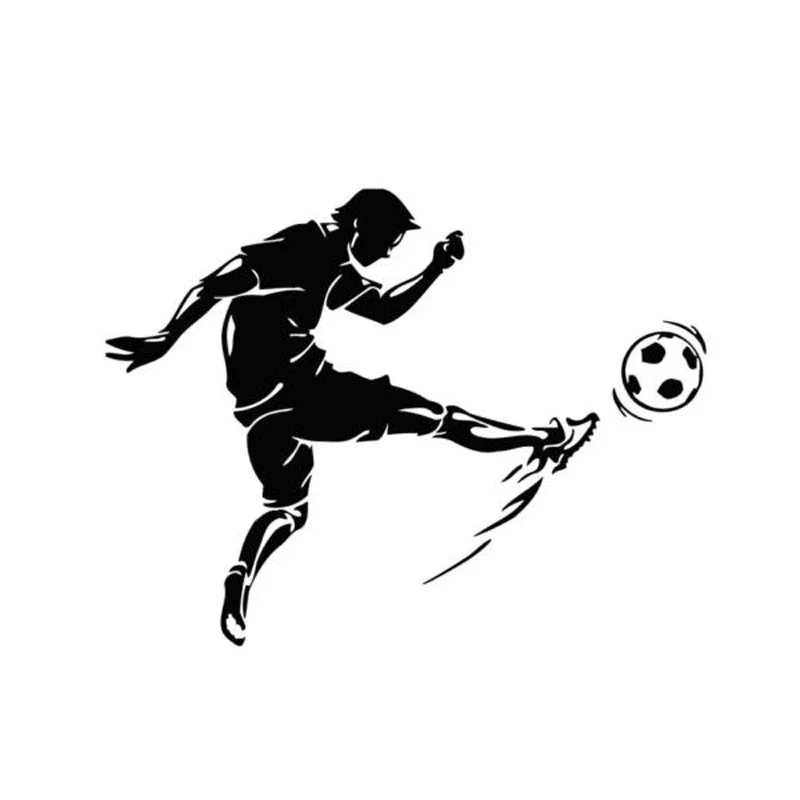 

Car Stickers Fashion Personality Sports Football Car Decoration Accessories Stickers Are Suitable for Various Models, 14cm*10cm