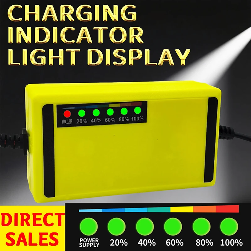 12V 4AH-20AH Car Battery Charger 220V Power Puls Repair Charger Wet Dry Lead Acid Battery LED Display Moto Truck Battery Charger