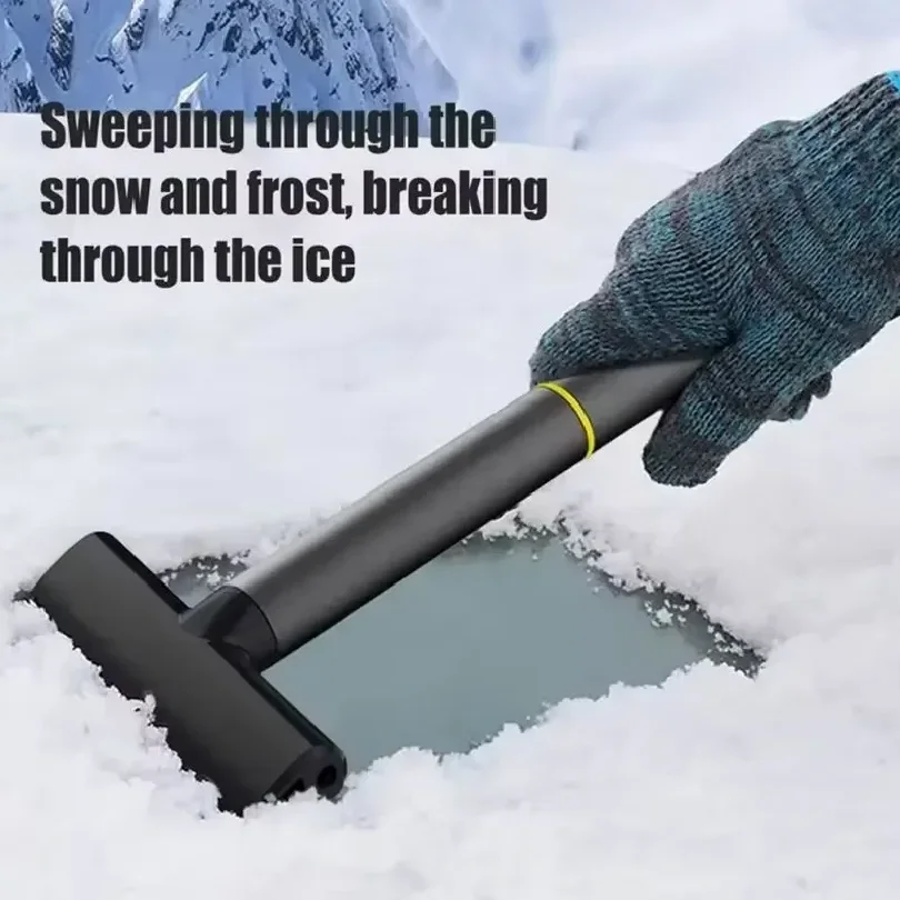 Ice Scraper Windshield Snow Removal Shovel Ice Breaker Snow Remover Cleaning Glass Brush TPU Winter Snow Brush Shovel Tool