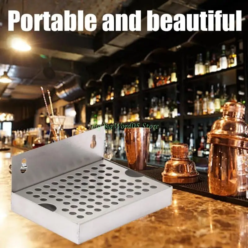 

24TE Modern Wall Mounted Nonrust Steel Draining Tray for Pubs and Kitchens with Delicate Design and Efficient Water Flows