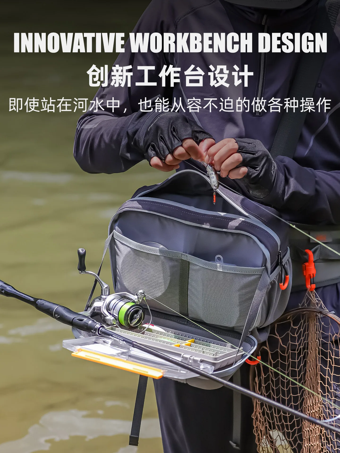 Рисунок 2 - Многофункциональная поясная сумка для рыбалки