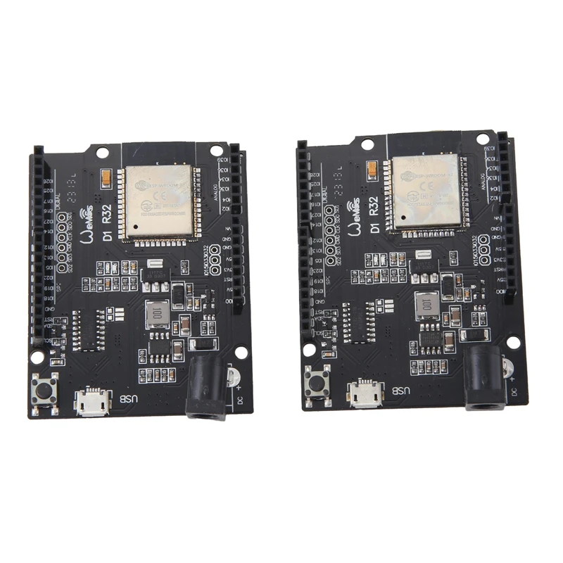 2Pcs Wifi Bluetooth Development Board Module For ESP32 4MB Flash For UNO D1 R32 CH340G Development Board Module