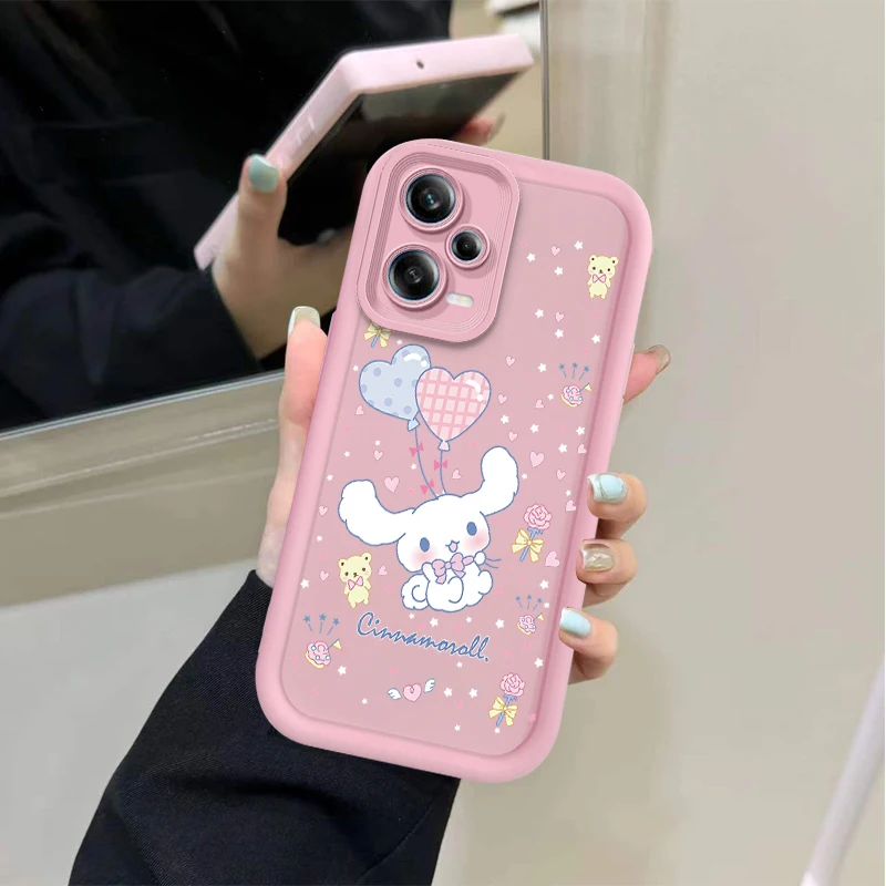 سانريو سينامورول جراب هاتف لشاومي ريدمي نوت 13 14 14S 12 11 برو بلس 5G 12S 11S 10s 10 9 ريدمي 14C 13C 12C 12 4G A3 A3X