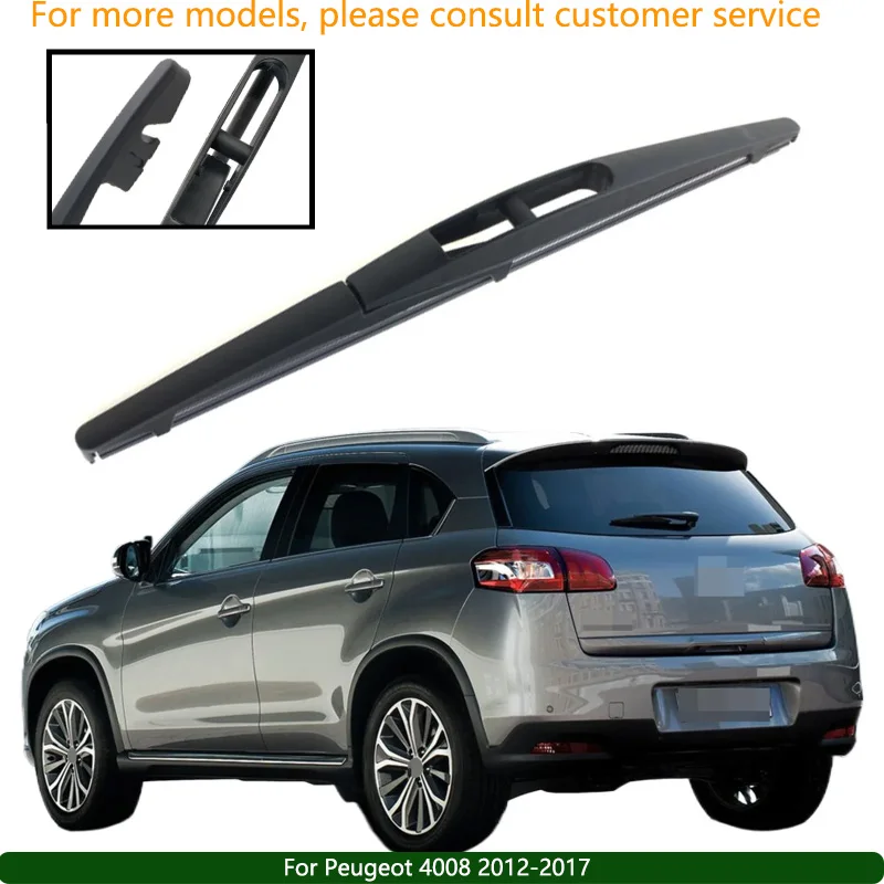 

For Peugeot 4008 2012-2017 Car Accessories 10" Rear Windshield Windscreen Washer Wiper Blade