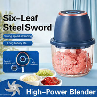350ML Electric Meat Grinder Food Chopper Garlic Masher USB Multi-Function Vegetable Slicer Blender Kitchen Mixer