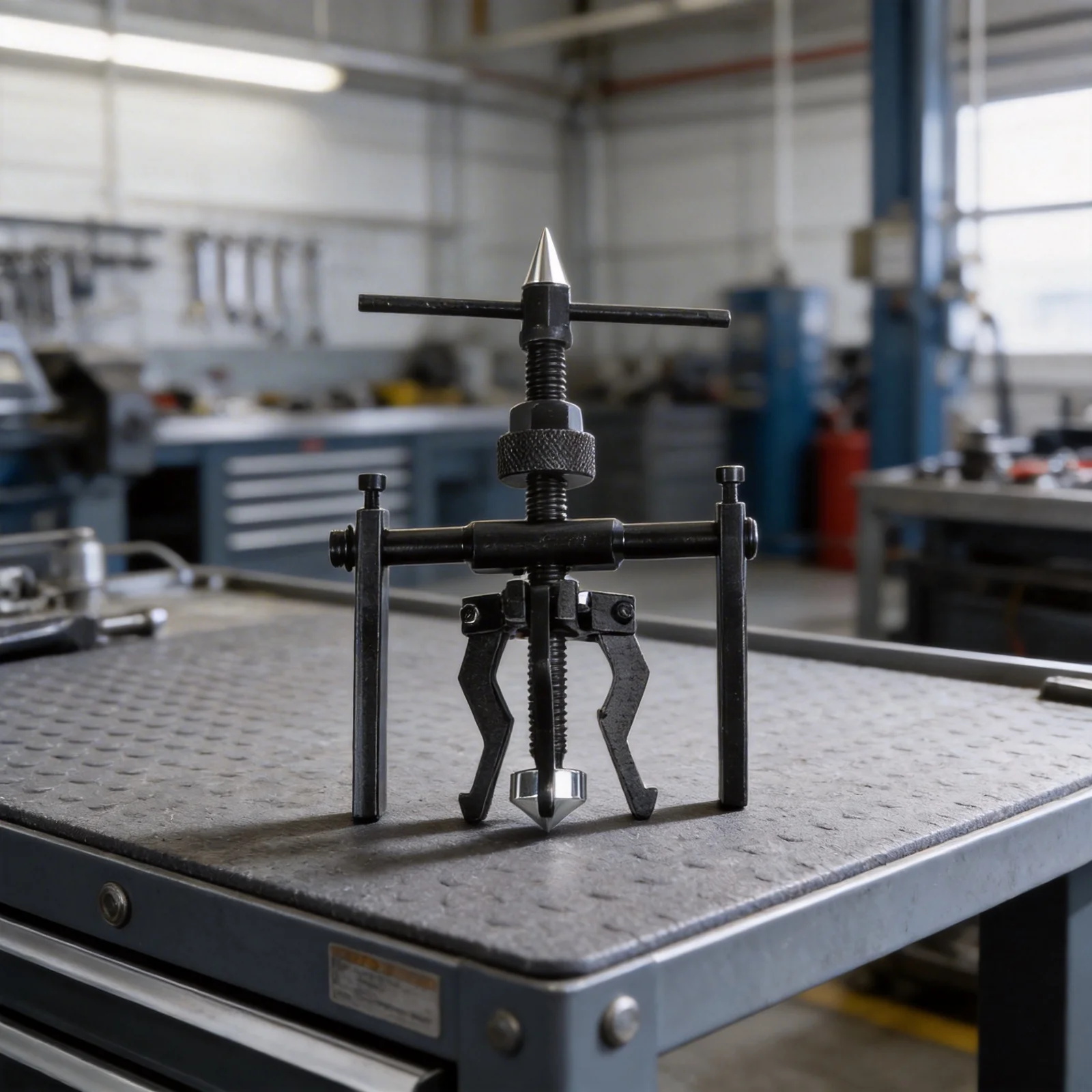 Carbon Steel 3 Jaw Bearing Puller Set Designed to Remove for pilot Bearings Pump Bearings and Bushings Efficiently