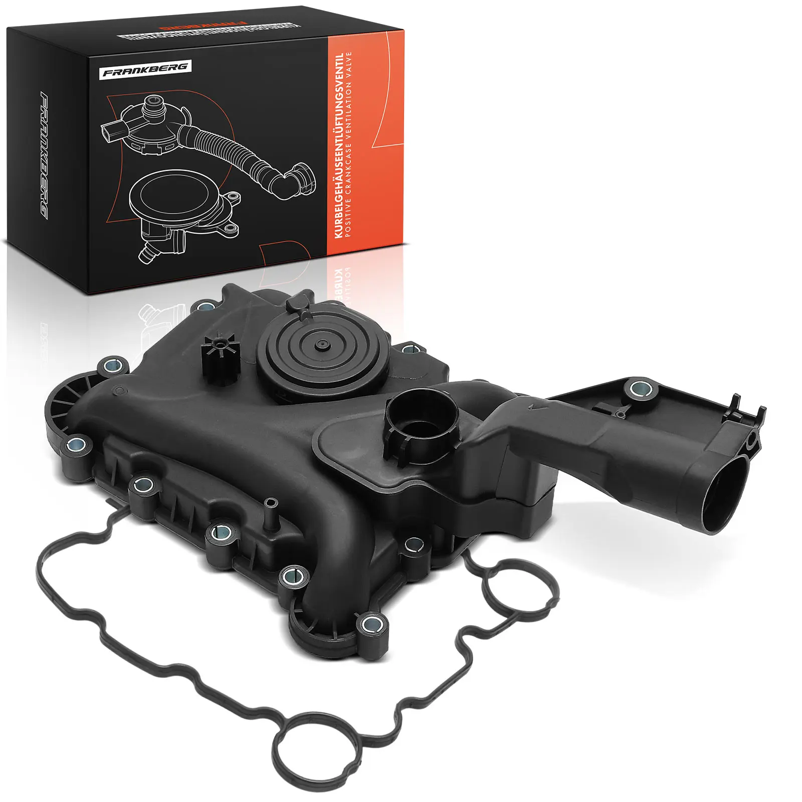 Frankberg 1x Olieafscheider Crankhuisventilatie voor Audi A4 8K2 A5 8T3 A6 A7 A8 Q7 4G2 3.0L 06E103547N 06E103547AD