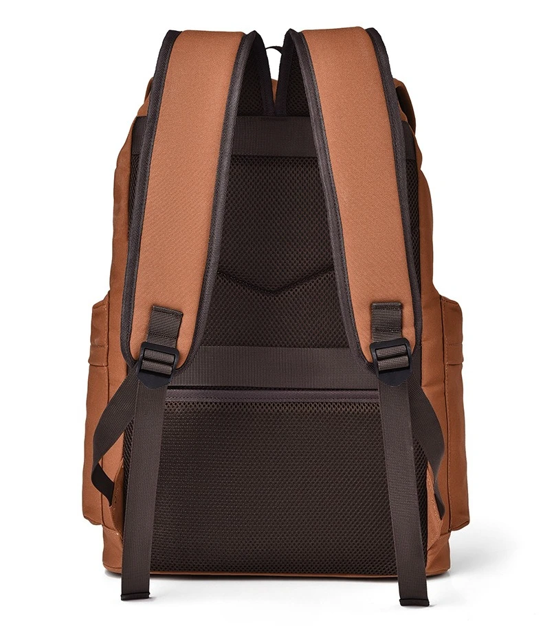 New Men's Backpacks, Business Large-capacity Computer Backpacks, Outdoor Sports Bags, Retro Water-resistant Student Backpacks