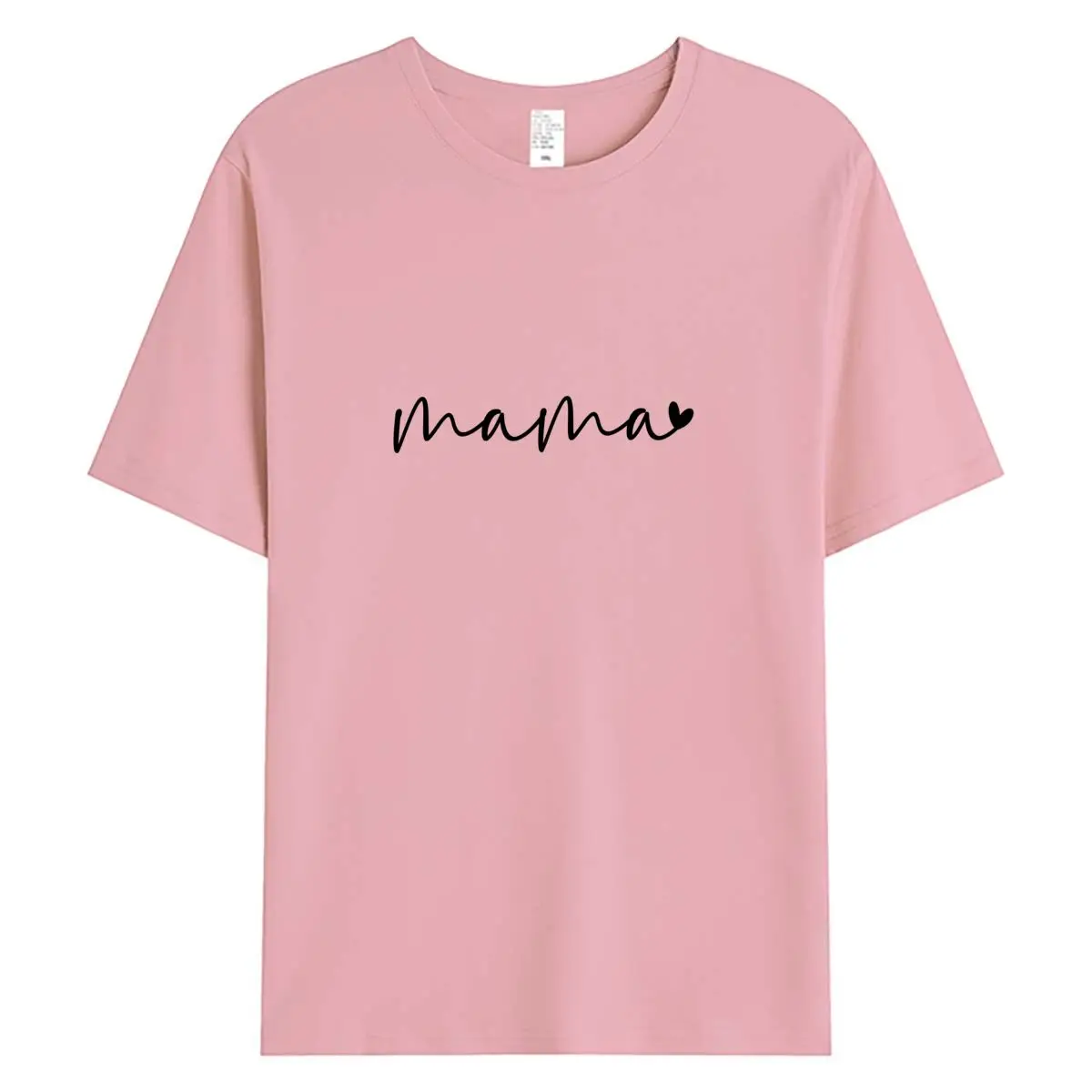 

Women's T Shirts 2026 Summer Short Sleeve Tops New Mama Graphic Tee Shirt Clothing Female 100% Cotton Oversized T-shirt