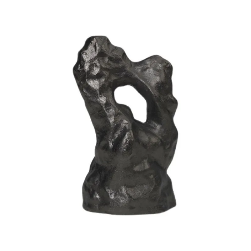 

Nordic Sculpture Creative Abstract Black Decorative Ornament Office Desktop Entrance Living Room Study Advanced Crafts