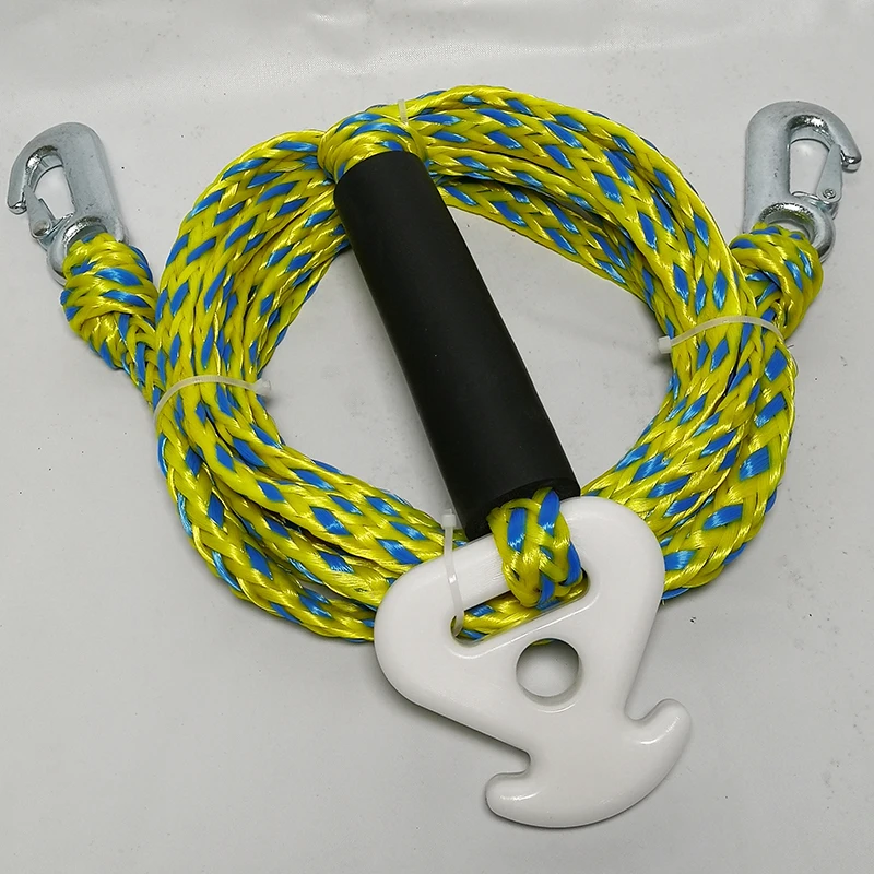 Boat Tow Rope with 2 Steel Hook for Water Sports