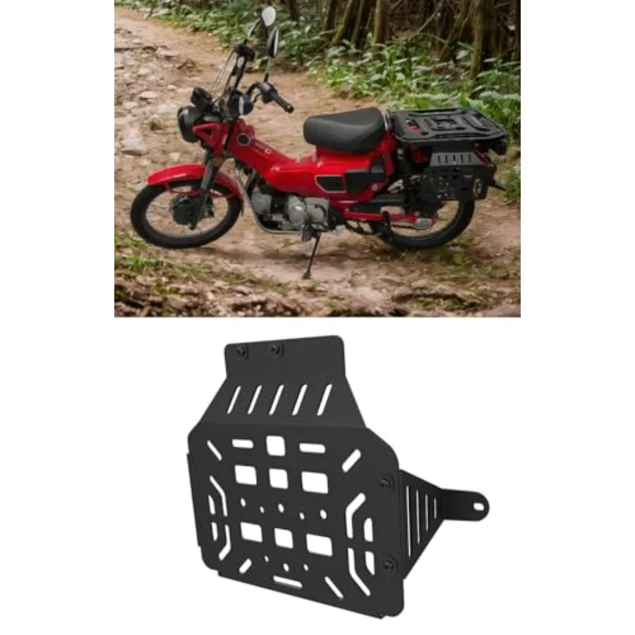 

Боковая стойка для багажа мотоцикла, стойка для топливного бака для Honda Trail 125 CT125 Hunter Cub 20202024, черная панель Molle, совместимая с Var