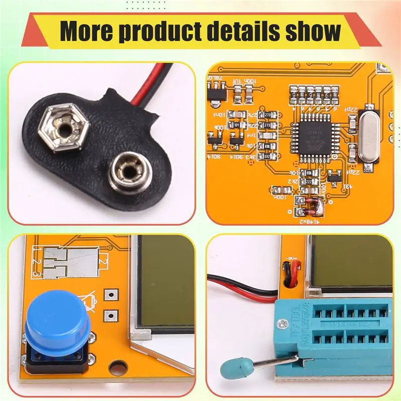 AEE6-Tool Part For LCR-T4 Meter Transistor Tester Diode Triode Capacitance SCR Inductance M328