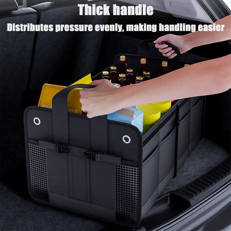 

trunk storage Organize & Access Easy Car Cargo Box Foldable Large Capacity Non-Slip Interior Accessories Stowing Tidying