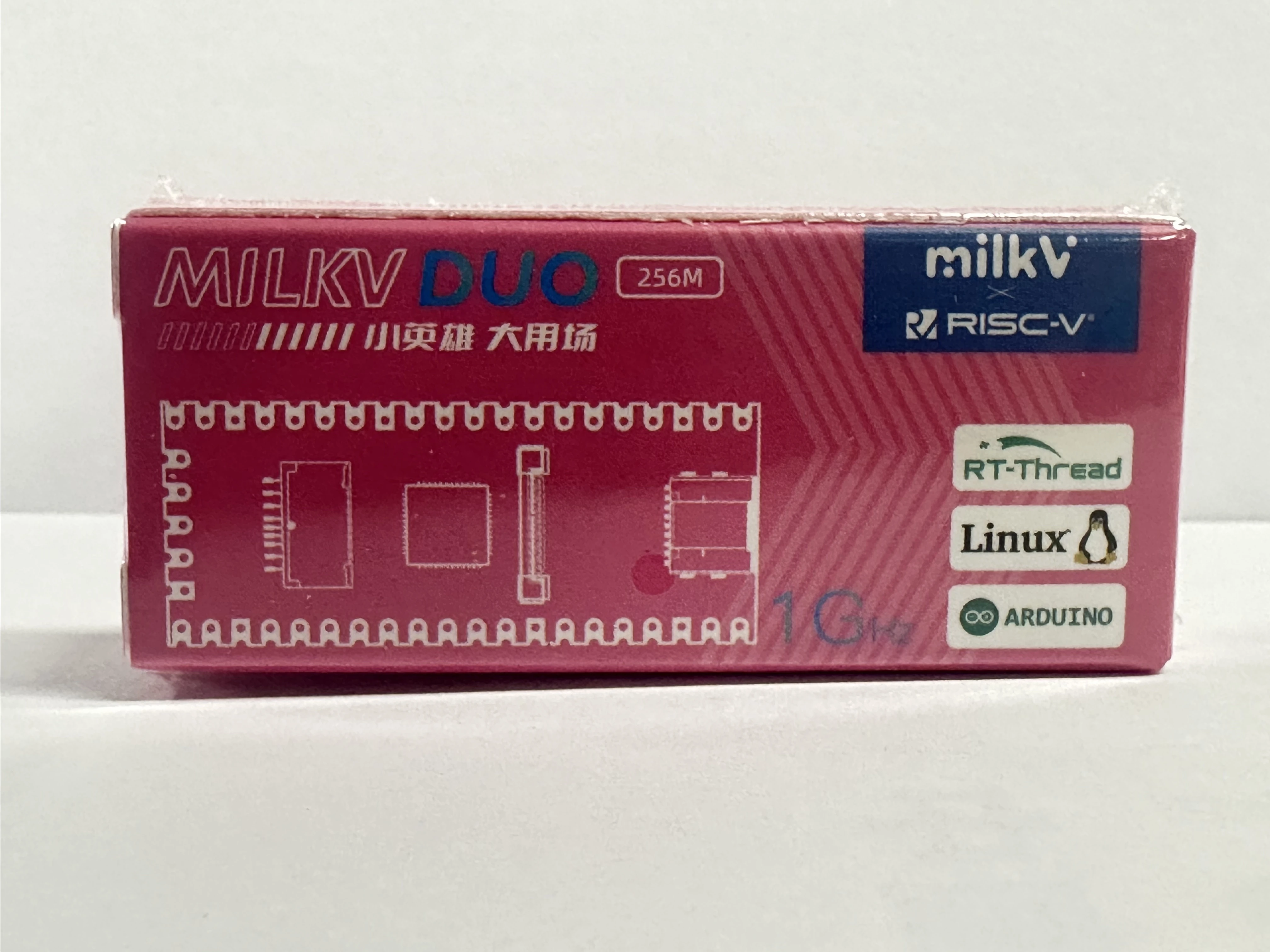 لوحة Milk-V Duo 256M MPU، ذاكرة وصول عشوائي 256 ميجابايت، Linux & RT-Thread RTOS، نظام مزدوج RISC-V + ARM، برنامج تعليمي مجاني للتعلم المدمج