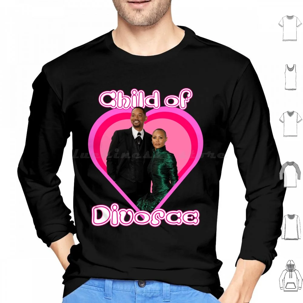 Child Of Divorce Shirt Hoodies Long Sleeve Funny Meme Cringe Cursed Parody Fan