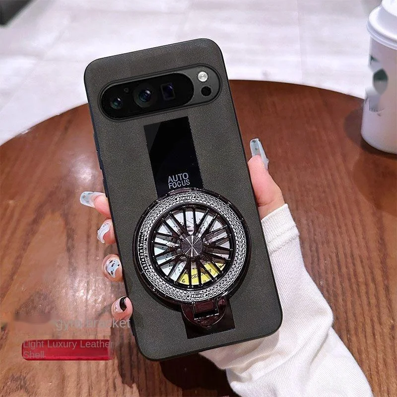 สำหรับพิกเซล 9 10 โปร XL หนังกระจกแม็กเซฟสำหรับกูเกิลพิกเซล 9 10 โปร XL 8A 8 โปร 9a กรณีแม่เหล็กกันกระแทกผู้ถือ