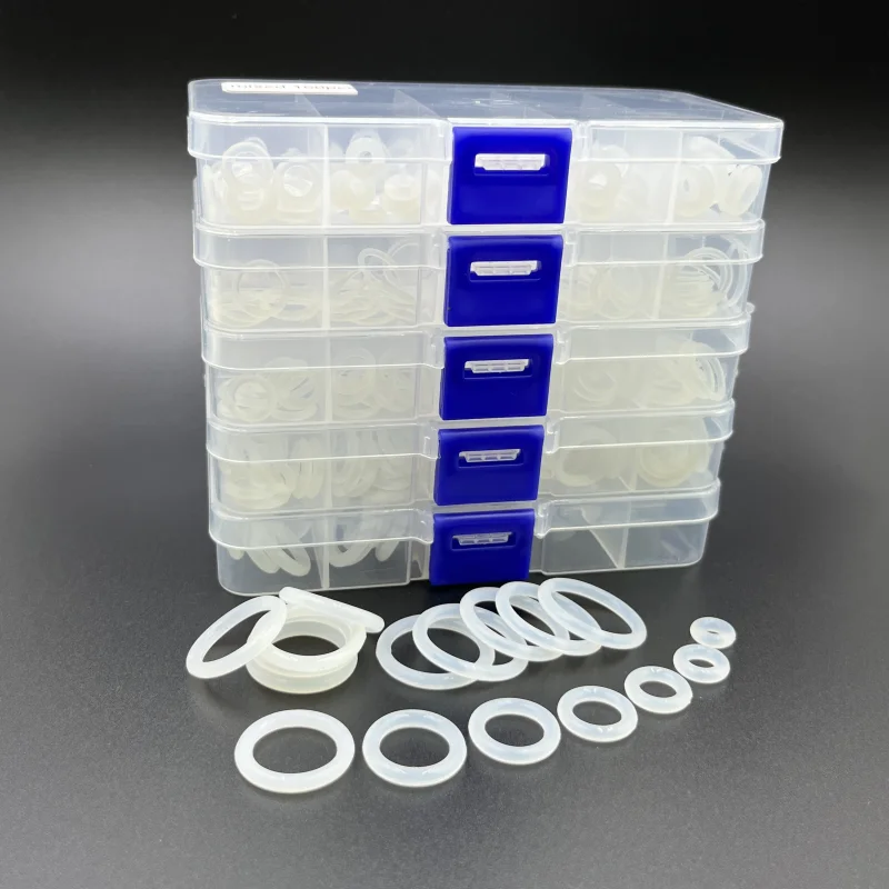 Dicke cs 1.5/1/2/2/3,1mm vmq o Ring dichtung dichtungen weißer Silikon ring Silikon-O-Ring isoliert wasserdichtes ungiftiges Unter leg scheiben set