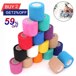 18 Colour Elastic Bandage Sports Protector Athletic Supporter Self Adhesive Vet Wrap Elastoplast For Knee Finger Ankle Palm