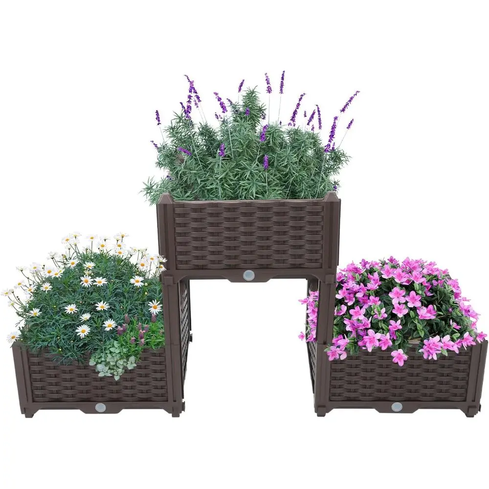 

Elevated Garden Bed Kit for Outdoor Plants, Vegetables, Flowers, and Herbs