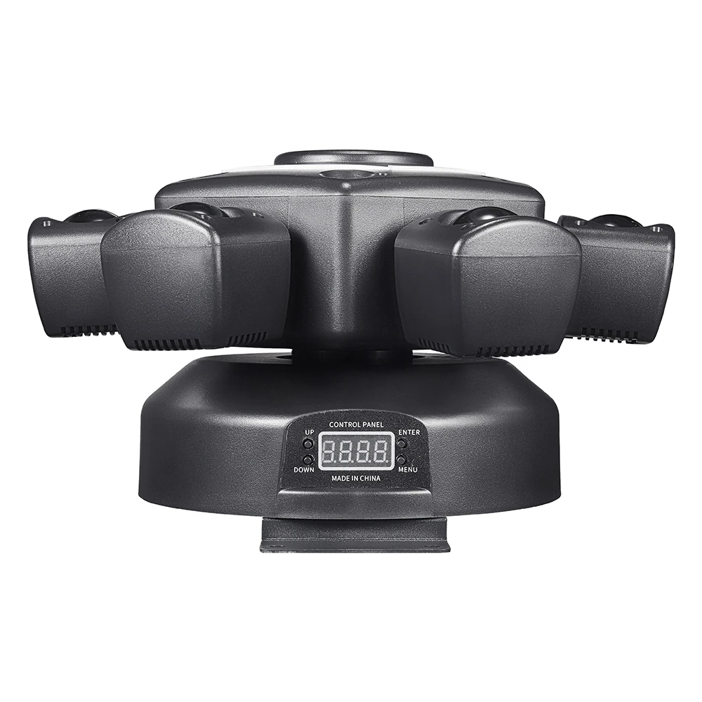 100w Disco Beam Pattern Party Light 6arm Rotating Stage Light Beam +Laser+ Strobe+ Led 4in1 Multi-function Moving Head Light