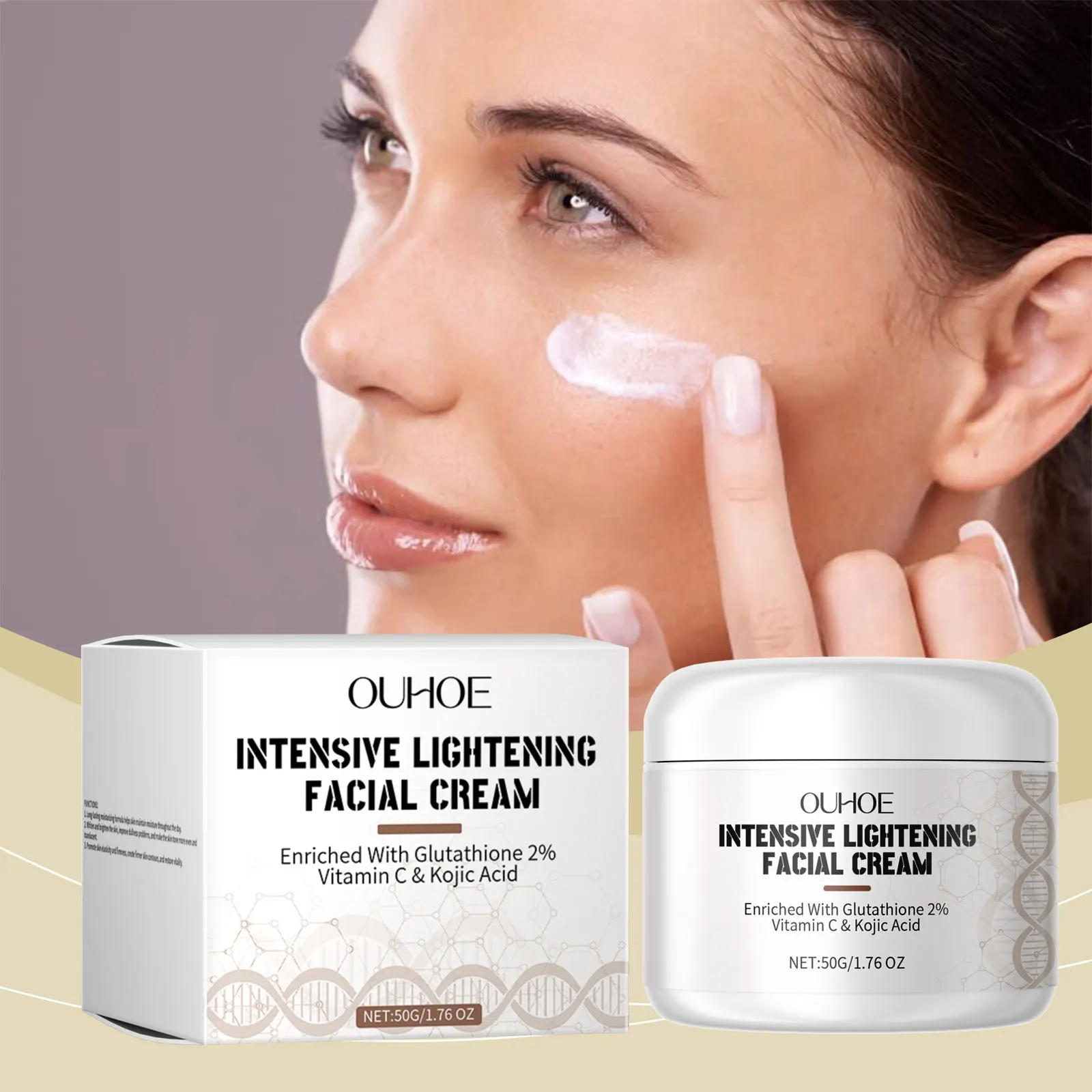 

Facial Hydrating Cream - Moisturizing Brightening, Smooth Firming Nourishing Cream