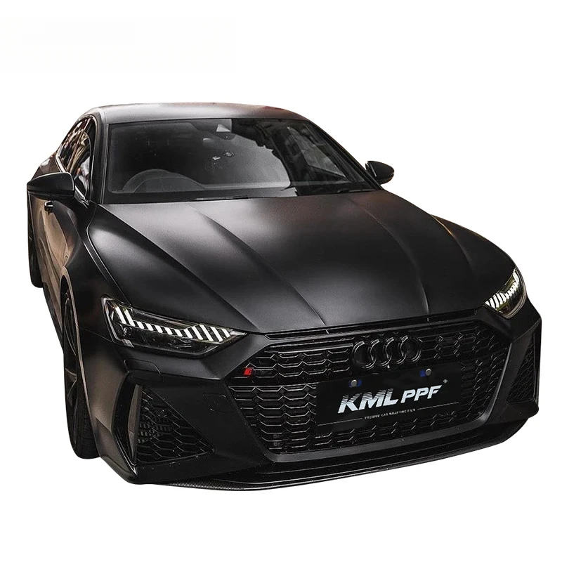 

High Peormance 7.5mil Nano Ceramic Coating Matte Black Car Body Wrap Film Heat Repair Function TPU Car Paint Protection Film