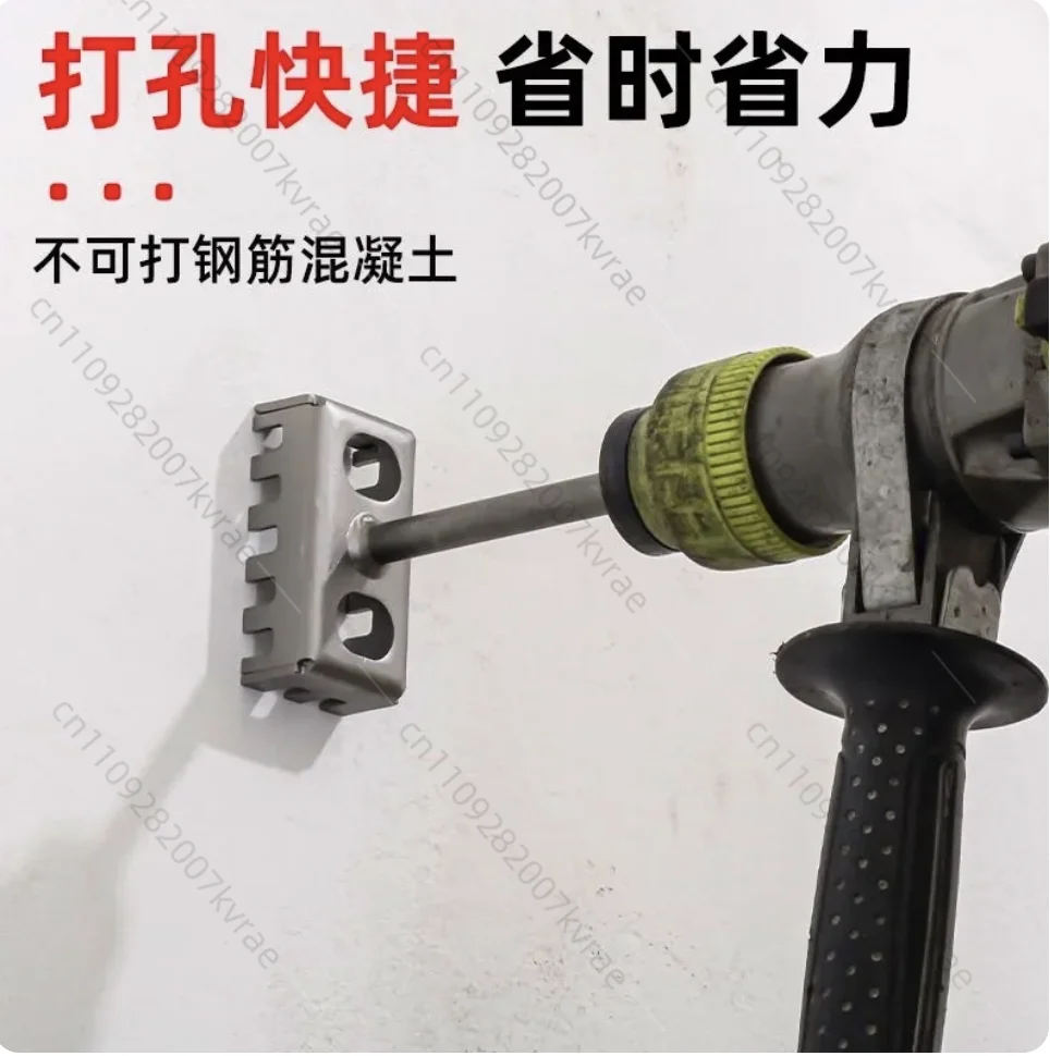 Electricians High Strength Square Hole Cutter Tool Square Shank For 86 Type Junction Box Drywalls Drill Bit