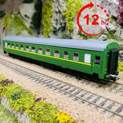 HERIS HO SZD 1/87, modelo de tren 17052, 17055, tren ruso soviético, coche durmiente, comedor, tren de pintura verde, dos opciones