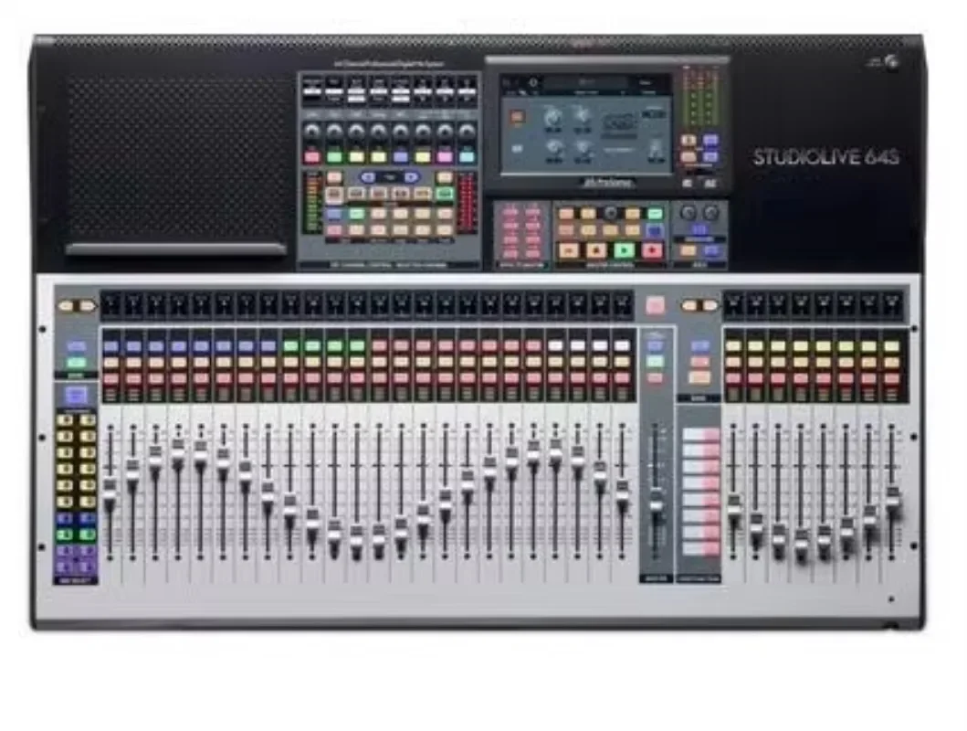 16 The digital recording and mixing console is suitable for live sound production of touring audio systems