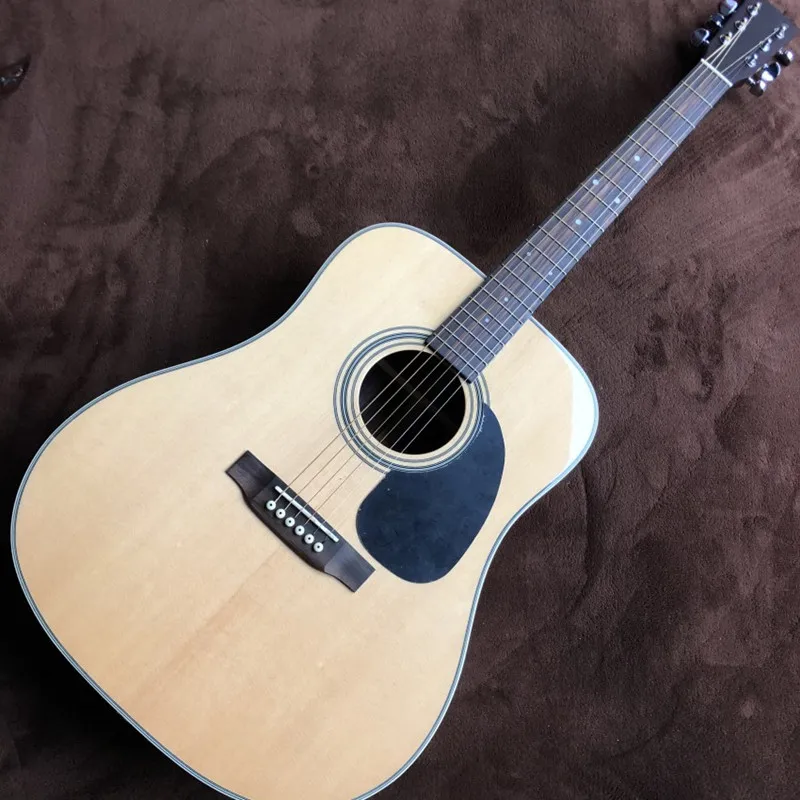 41 inch high configuration full solid wood D28 model acoustic wood guitar