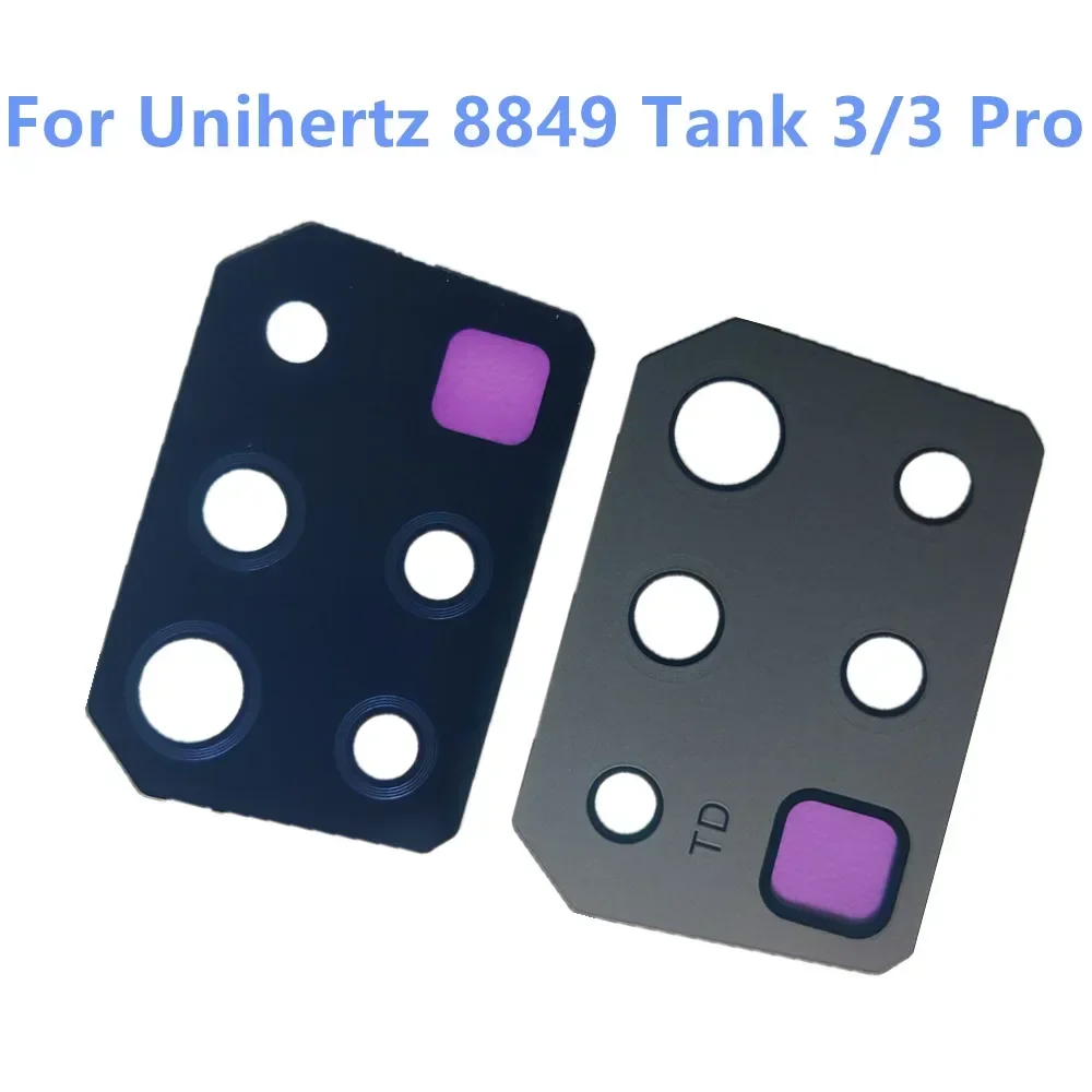 Nuevo para Unihertz 8849 Tank 3 Pro lente de cámara trasera cubierta de cristal para Unihertz Tank 3 piezas de repuesto de teléfono móvil Flims